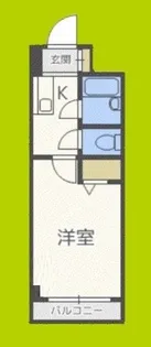 ノルデンハイム淡路【6階】の間取り