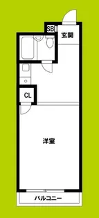 住道ハイツ【3階】の間取り