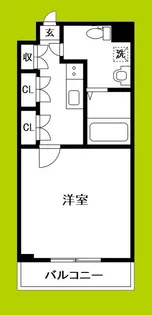 ラナップスクエア難波Ⅱ【7階】の間取り