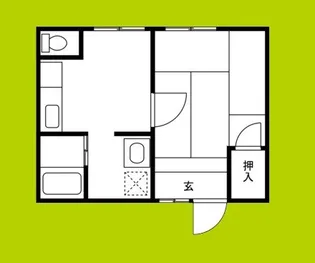 Liloアパートメント鶴見【2階】の間取り