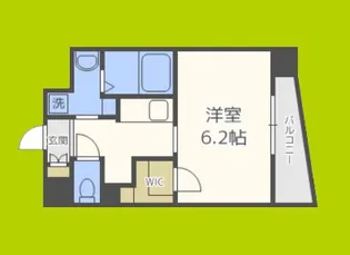 エスリード阿波座ノースプレイス【9階】の間取り