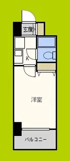 1Kの間取り画像