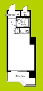 ローラン南森町【3階】の間取り