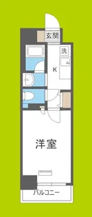 ラナップスクエア東梅田【11階】の間取り