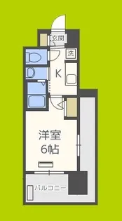 エステムコート中之島GATEII【12階】の間取り