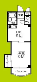 タイホウハイツ敷津2番館【5階】の間取り
