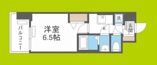 レジュールアッシュウエストレジス【10階】の間取り