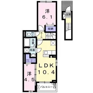 メンゼン S【2階】の間取り