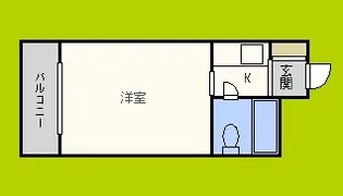 1Rの間取り画像