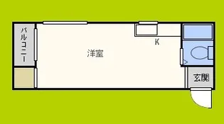宝マンション【1階】の間取り
