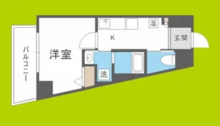 1Kの間取り画像