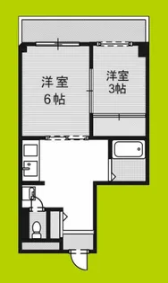 第1三井ビル【6階】の間取り
