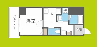 1Kの間取り画像