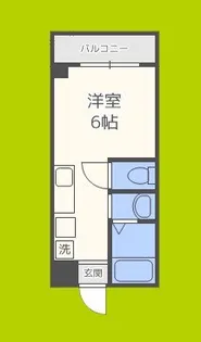 墨江728ハイツ【3階】の間取り