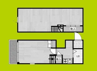 SKハイツ平野【7階】の間取り