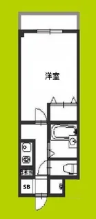 ルミエール花園II【6階】の間取り