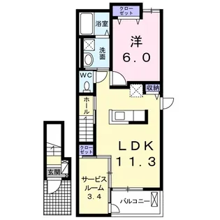 グランルーチェ【2階】の間取り