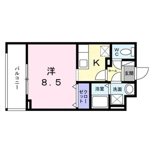 エクセル宝塚【3階】の間取り