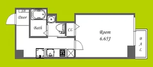 1Kの間取り画像