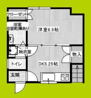 フジヤマンション【1階】の間取り