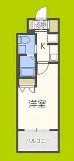 1Kの間取り画像