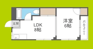 Y's今里駅前【3階】の間取り