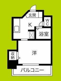ハーバーライフ市岡【4階】の間取り