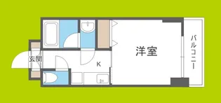 1Kの間取り画像