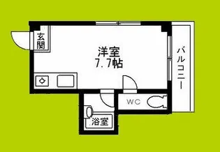新大阪ハイツ【4階】の間取り