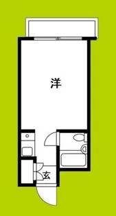 1Rの間取り画像