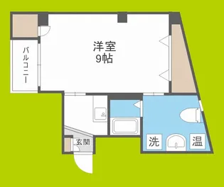 SQUARE9神崎川【3階】の間取り