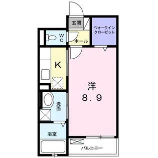 ソレイユ【4階】の間取り