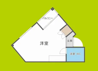 メゾンブランシェ1番館【5階】の間取り