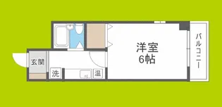 バローレ住之江【3階】の間取り