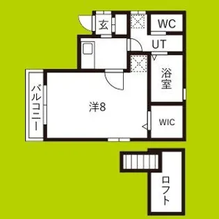 メゾンエリーI【3階】の間取り
