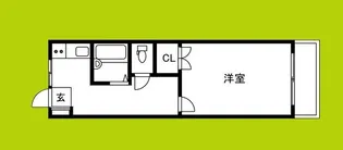 シルクハイツ【2階】の間取り