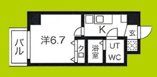 ラ・フォーレ野江内代II【9階】の間取り