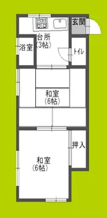 2Kの間取り画像