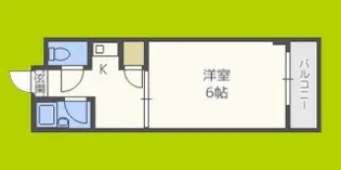 モリビル京橋【5階】の間取り