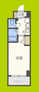 エスリード福島第3【8階】の間取り