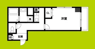 みおつくし東なんば【8階】の間取り