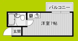 デイズハイツ境川【1階】の間取り