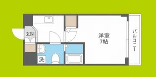 1Kの間取り画像