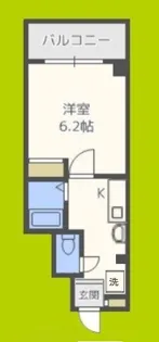 1Kの間取り画像