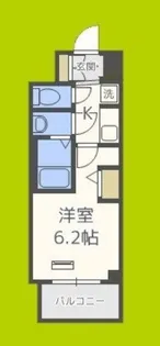 エステムコートディアシティWEST【7階】の間取り