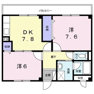 ルネ【2階】の間取り