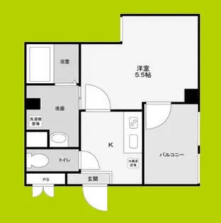 グランエクラ天下茶屋【1階】の間取り