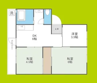 シャトーポール3【3階】の間取り