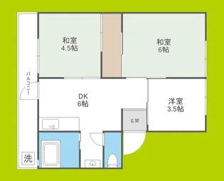 シャトーポール3【1階】の間取り