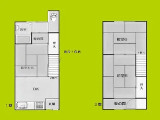大阪府大阪市住之江区御崎1丁目【一戸建】の間取り